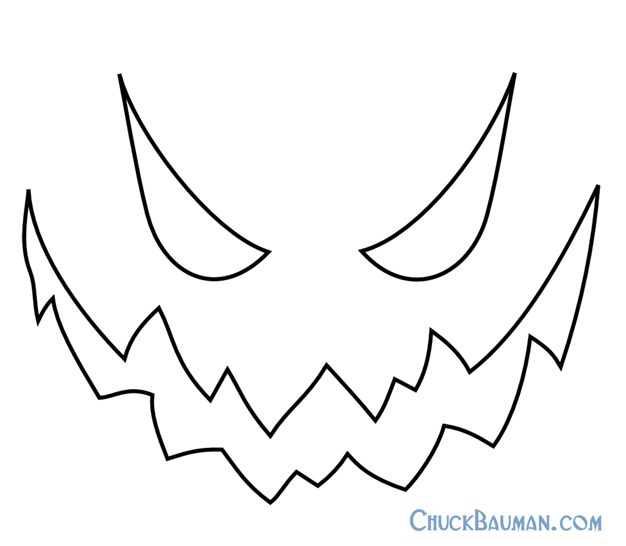 Scary Jack O Lantern Template Printable Printable Templates