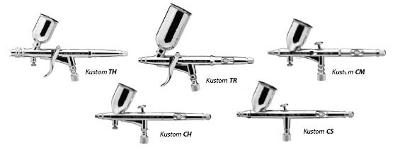 Gravity Feed Airbrushes