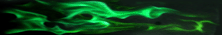 Green real flames