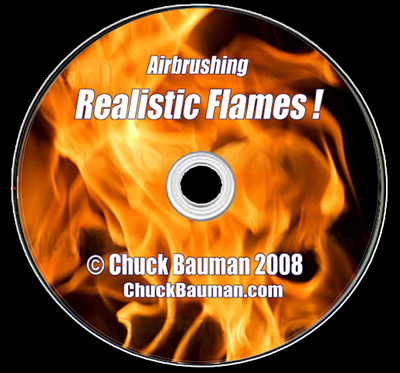 Realistic Flames Airbrushing Instructional How-to DVD