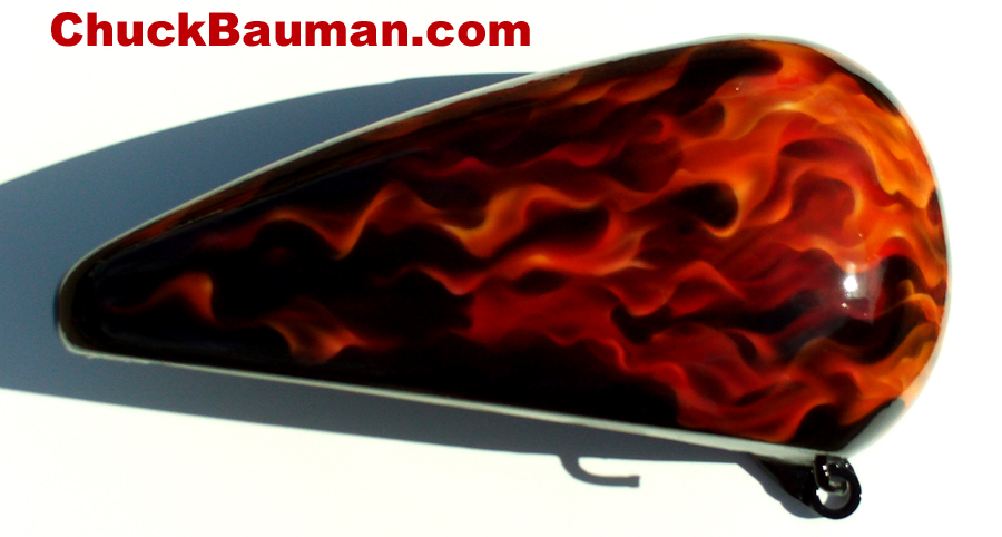 Realistic Flames Airbrush Art - Real Fire Paint Jobs