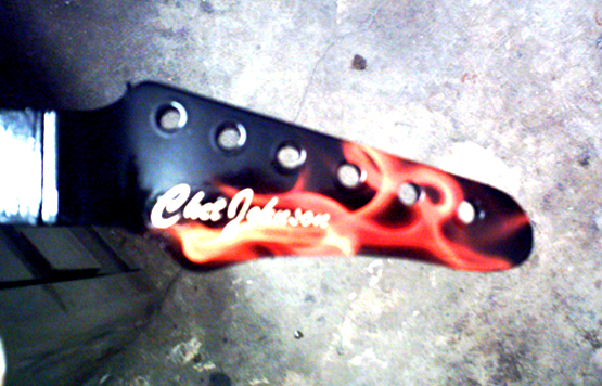 true fire flames guitar photo 3